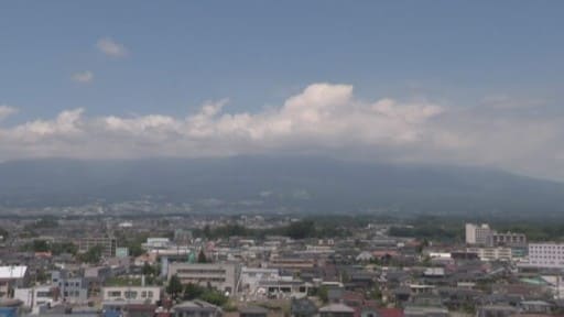 佐久市役所屋上からの眺め