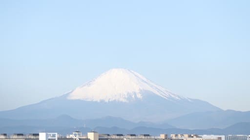 藤沢市から望む富士山