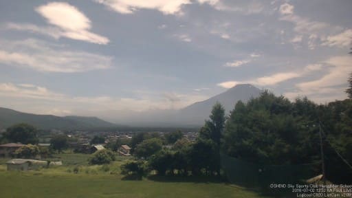 忍野村から見る富士山