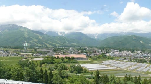 白馬村と北アルプス