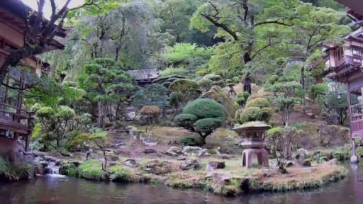 会津東山温泉 向瀧 中庭