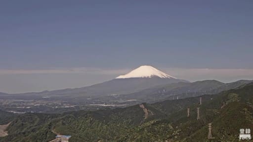 秦野市山北から望む富士山