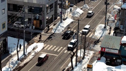 札幌市 狸小路8丁目交差点