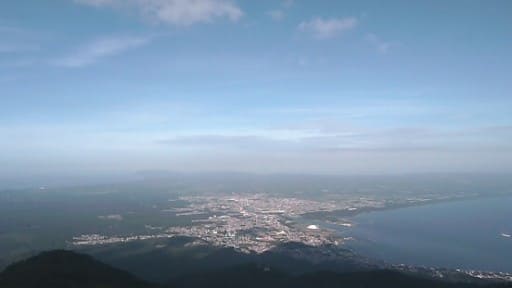 釜臥山から見るむつ市