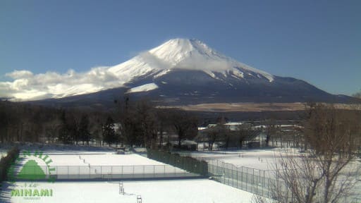 山中湖村から見る富士山