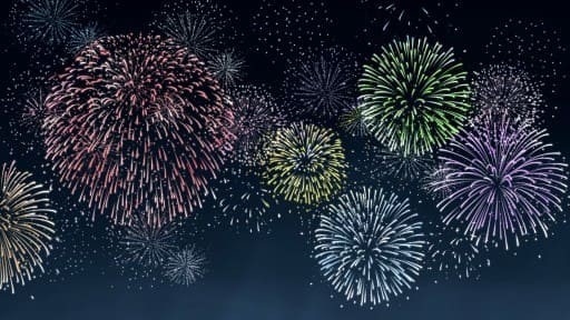 関門海峡花火 下関側　8/13 20:00-20:30