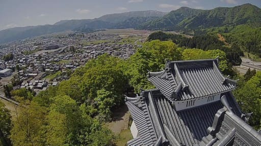 越前大野城からの眺め