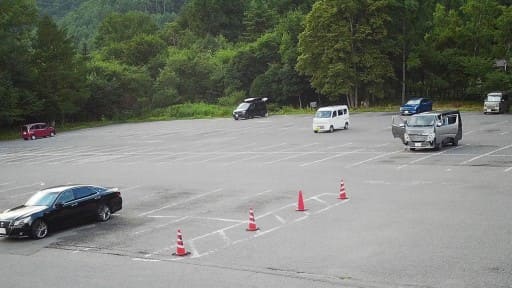 乗鞍岳方面への駐車場 (乗鞍高原)