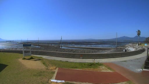 住吉海岸公園 長部田海床路