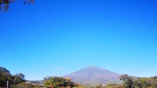 喜茂別町から望む羊蹄山