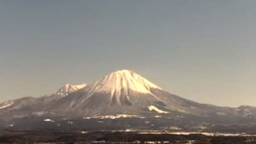 米子市内から望む大山