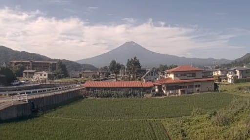 富士河口湖町からの富士山