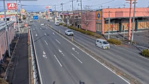 県道2号前橋館林線 宮子町北交差点東