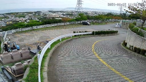 中城メモリアルパークの駐車場