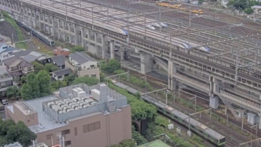 東京新幹線車両センター周辺の鉄道